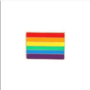 Rainbow Pride Flag Enamel Pin, NEW 🏳️‍🌈